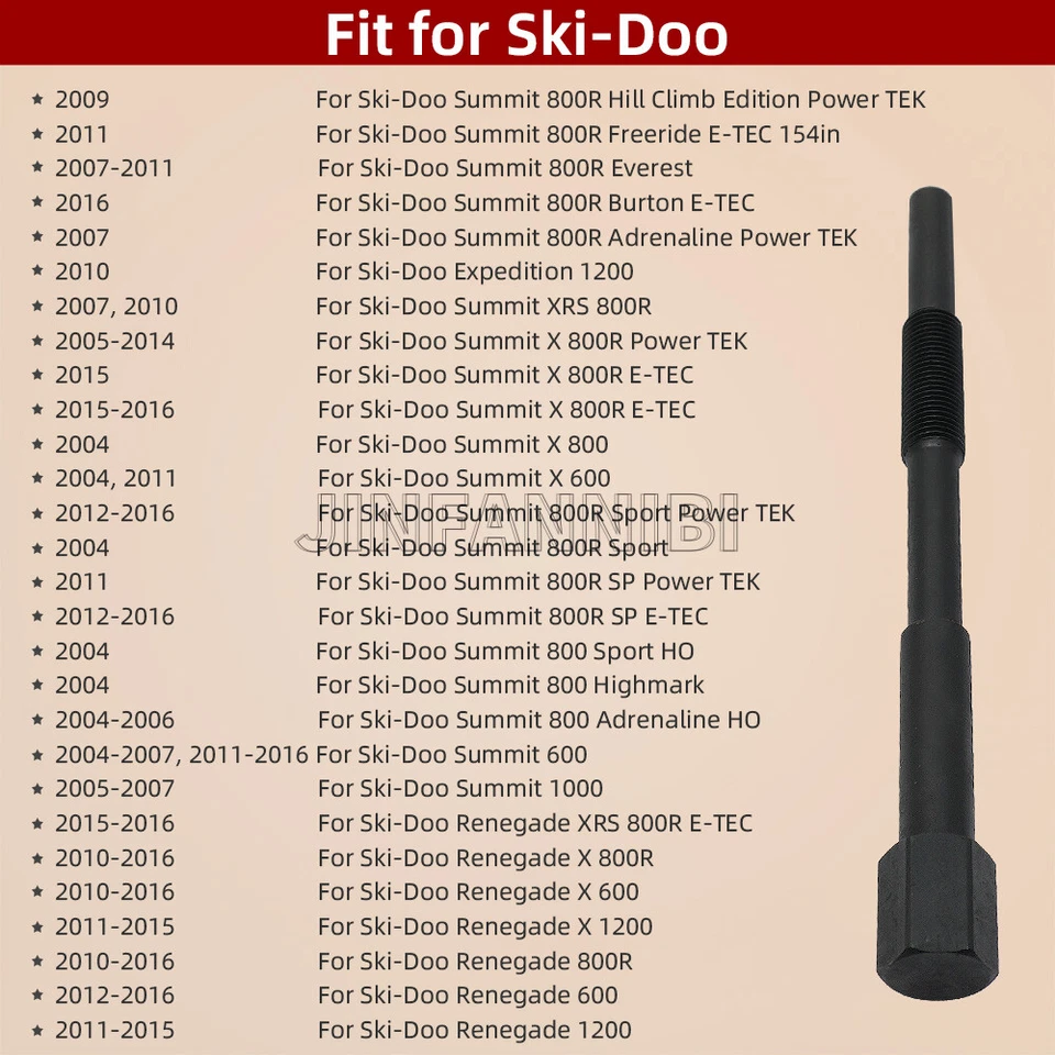 Extractor de embrague y herramienta de sujeción con kit de clips para Ski-Doo MXZ XRS 500SS 600 800 1200 Foto 4 de 4