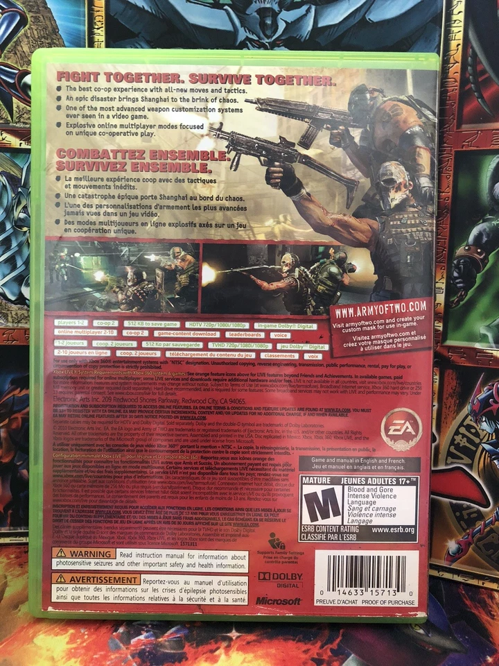 Army of Two: The 40th Day Microsoft Xbox 360 - Complete - Image 2 of 4