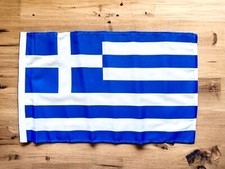 GREECE FLAG 18" X 12" for boats treehouses caravans boat caravan flags GREEK