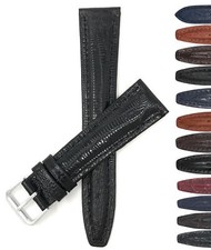 Cinturino orologio pelle imbottito 20 mm, stampe animalier per Timex Expedition Pioneer