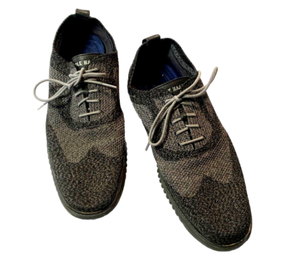 Cole Haan Zerogrand Oxford Mens 13 Black Grey Stitchlite Wingtip C27563 Cole Haan Zerogrand Stitch Lite Mens 10M C27563 Black  main image 4