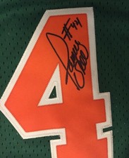 Jermaine O'Neal SIGNED Eau Claire HS Jersey Stitched Autographed Size 2XL Pacers