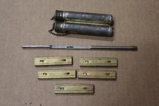 Swedish Mauser M96 BRASS Stripper Clips Lot of 5 with cleaning rod and oil #C10
