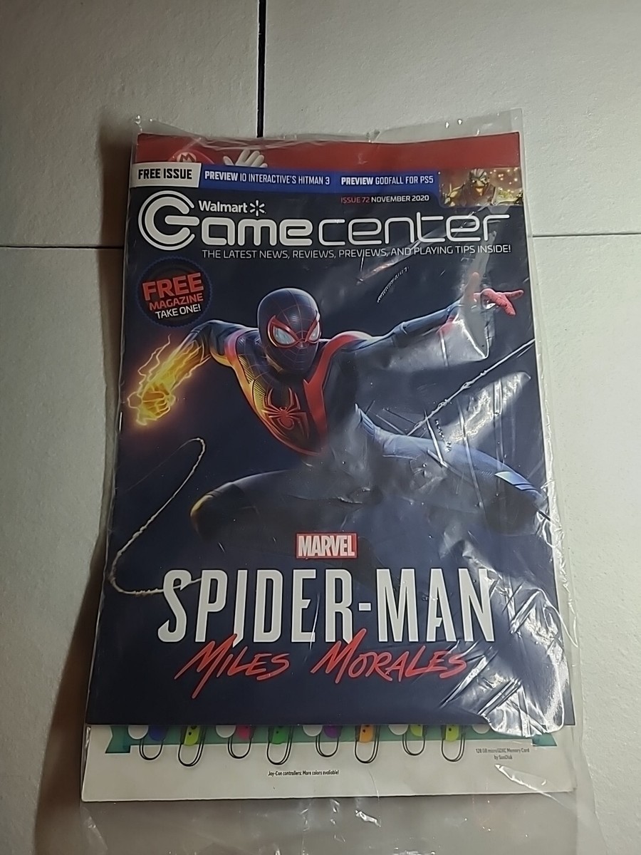 WALMART GAME CENTER #72 SPIDERMAN MILES MORALES SEALED