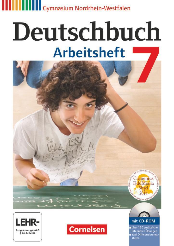 Thumbnail - Deutschbuch 7. Schuljahr Gymnasium Nordrhein-westfalen. Arbeitsheft