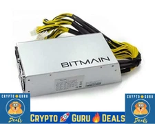 Used APW3 PSU 1600W Power Supply for 🔥 Bitmain Antminer S9 S7 110V 220 From USA