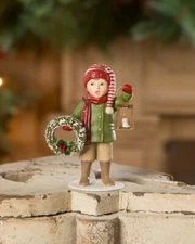 Bethany Lowe - Christmas - Christmas Caroling Louis with Lantern - TD2151