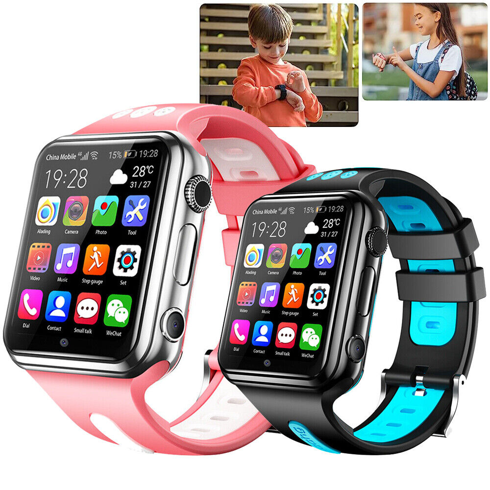 4G Kids Smart Watch Dual Camera Video Call Unlocked Phone Watch Activity Tracker