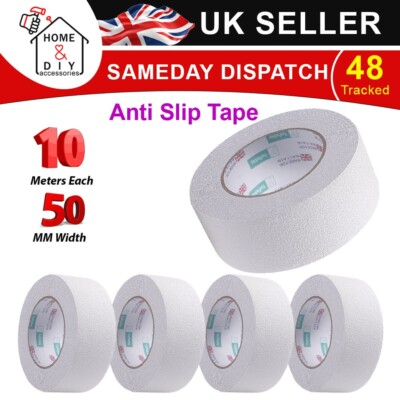 Antirutschband weiß rutschfest hoher Grip selbstklebend Sicherheitsboden 50mm x 10m 5X