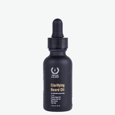 ZEUS Clarifying Beard Oil for Sensitive Blemish Acne Prone Made in USA 1oz