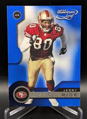 2001 Donruss Quantum Leaf  Jerry Rice #158 San Francisco