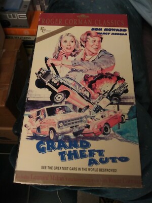 Grand Theft Auto 1973 VHS Ron Howard interview w/ Roger Corman by Leonard Maltin