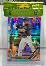 Joey Bart 2019 Bowman Chrome National Prospect Refractor - BGS/RCR 9.5 Gem Mint