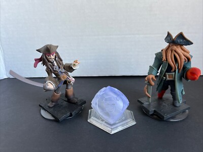 Disney Infinity Pirates Of The Caribbean Jack Sparrow Davy Jones ...
