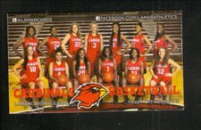 2013-14 Lamar Cardinals Basketball Pocket Schedule Southland Conference