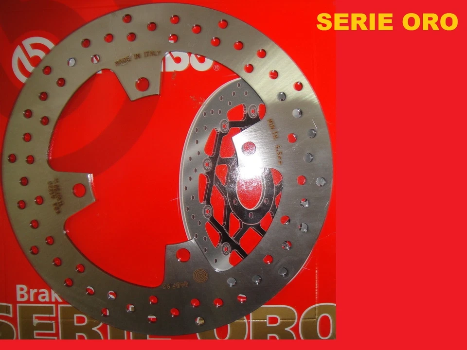 Brembo 68B407A3 Disque Frein Arrière Série Or Pour Kawasaki Z 750 ABS 2008 - Photo 1/1