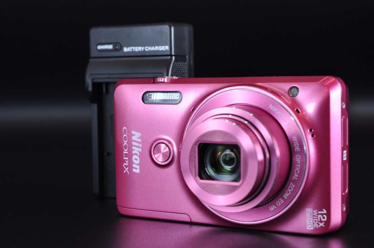 1-Yr Warranty] Nikon COOLPIX S6900 pink 16.0MP 12x Zoom Digital