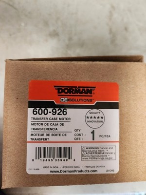 Dorman 600-926 Transfer Case Motor fits Explorer Sport Trac YL5Z7G360AA