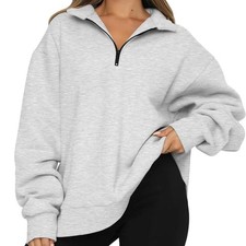 Brand New - Trendy Queen Women's Grey Sweatshirt