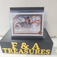 2021 Topps Gallery - Rookie Autographs Ryan Weathers #RA-RW (AU, RC)