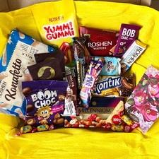 Caja de regalo de bocadillos dulces ucranianos amantes de los dulces dulces dulces y chocolates únicos Ucrania