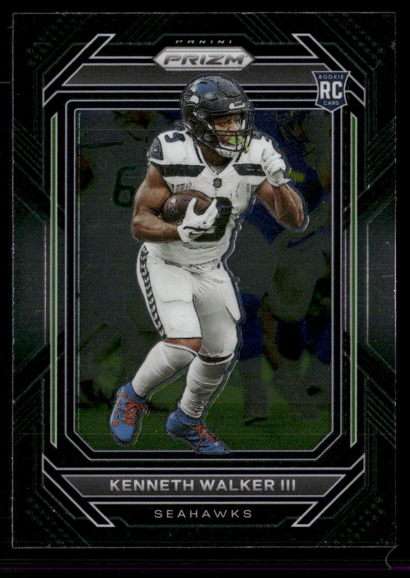 2022 Panini Chronicles #PB-19 Kenneth Walker III Prizm Black