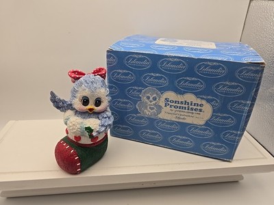 1998 Sonshine Promises A Joyful Wish Christmas Bluebird In Stocking