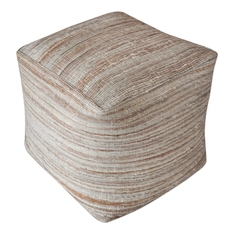 Shiro - 18 Inch Pouf Ottoman - 18 inches wide by 18 inches deep Accent Furniture - Image 3 of 4
