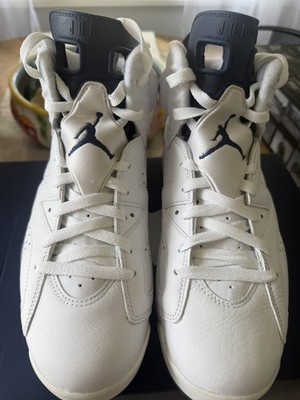 Jordan Air Jordan 6 Midnight Navy High Top White Navy Sneakers