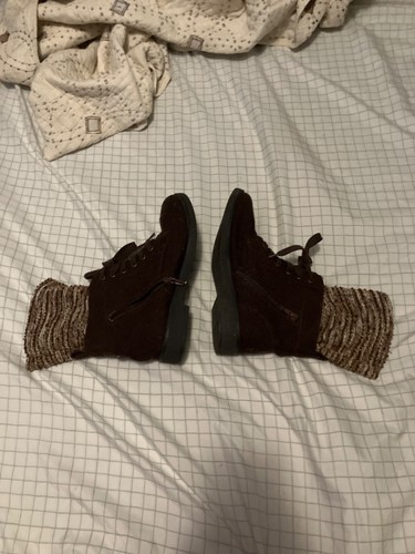 Rocketdog size 8 lace-up knit ankle boots woment - Picture 3 of 5