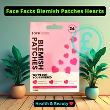 Face Facts Cute Heart Blemish Patches Salicylic Acid Hydrocolloid  Skin Care ❤️