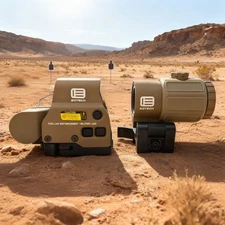 G43+558  3X Sight Magnifier with Switch Side QD Mount  Red/Green Dot Sight Scope