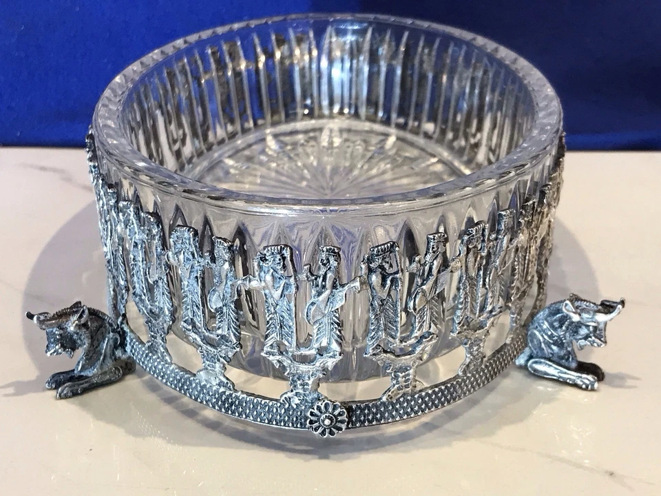 手工制作手工雕刻糖果盘 925 纯银 294 克 — 第 2/4 张图片