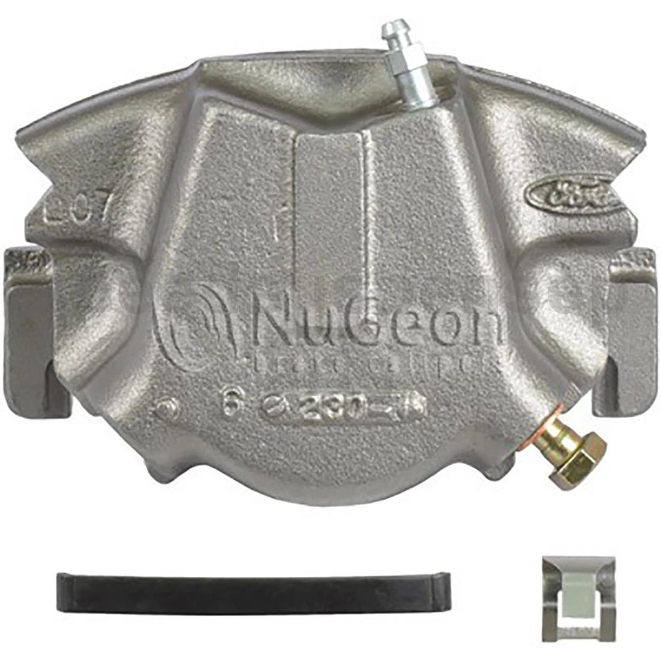 Juego de pinzas de freno delanteras manguera de freno 4 piezas para Ford E-100 Econoline 1975-1983_ Foto 3 de 4