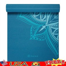 6mm Thick Non-Slip Yoga Mat PVC Eco-Friendly Lifetime Guarantee Exercise Fitness