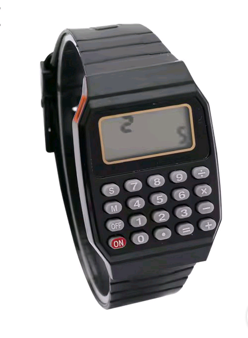 Portable Calculator Watch Mini Calculator Portable Calculator Creative Modeling-image