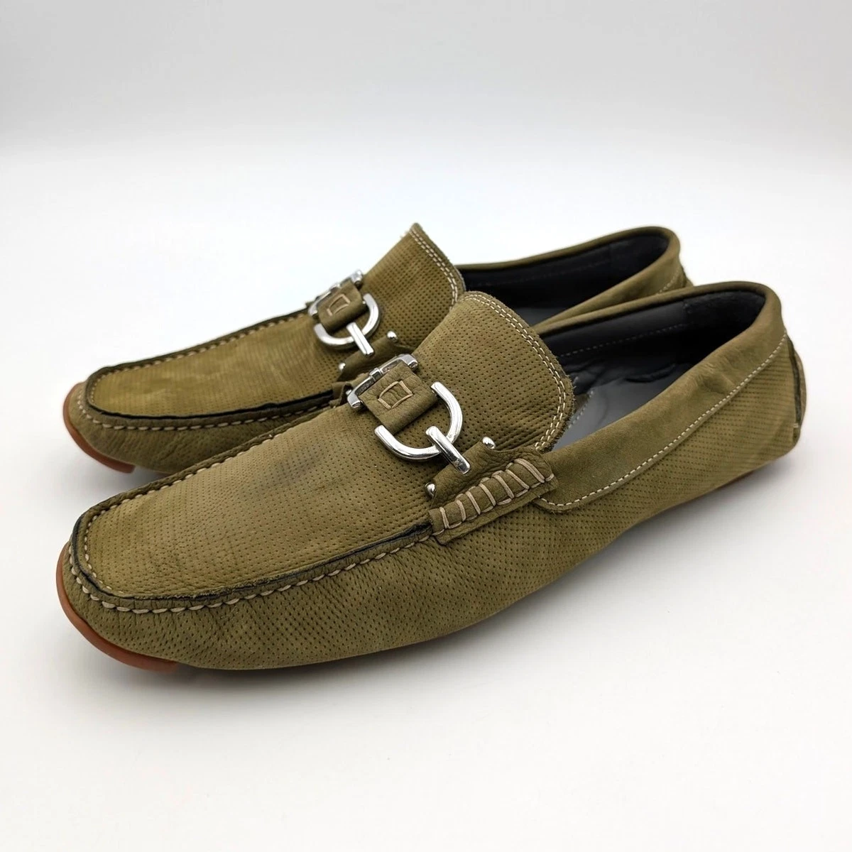 Donald J Pliner Driving Moccasin‎ Loafers Saddle Leather Jefrey Driver Men 11 01882051-0280-71a5-8286-  main image 2