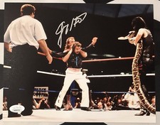 Jimmy Hart Signed 8x10 Photo. The Mouth Of The South. WWE WWF HOF. JSA COA. A82