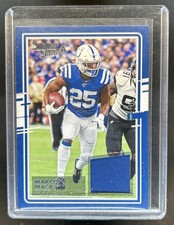 2020 Panini Donruss Marlon Mack Threads Jersey #33 Colts