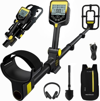 Professional Metal Detector 20 Hour Runtime Backlit