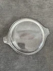 VINTAGE PYREX 470-C Clear Glass Lid Replacement Casserole Tab Handles *FLAWs