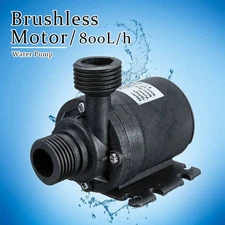 DC 12 V 24V Hot Water Pump Solar Water Pump Brushless Motor Submersible Auto USA