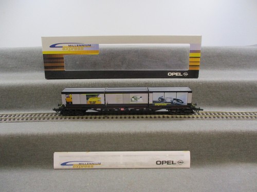Roco Spur H0 47970 Millennium Express Containerwagen Opel der DB in OVP | Zustand: Gebraucht