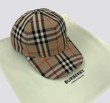 Burberry Vintage Check Plaid Baseball Cap Des...