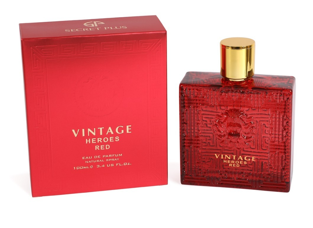 Vintage Heroes Red Secret Plus EDT Version of Versace Eros