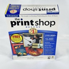 Broderbund 'The Printshop Deluxe Suite' ver 20, CD-ROM NEW 