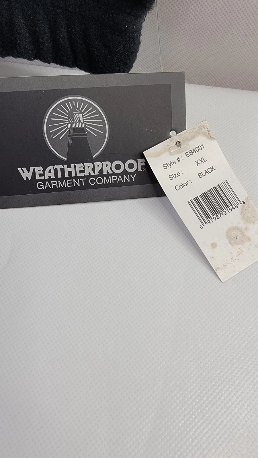 Weatherproof Nissan 350Z Logo XXL Black Fleece Full Zip Jacket Sweater New NWT  image 7