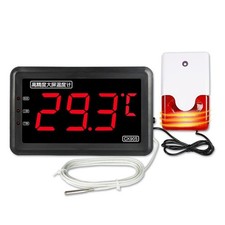 Digital Thermometer with Probe Large Screen for Industrial and Aquaculture Use