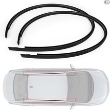 2Pcs Roof Molding Trim Kit Left & Right Side, Roof Drip Molding Weather Strippin