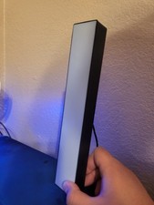 Color Changing LED Accent Lamp, Black, Corded, Remote Control, Bedroom